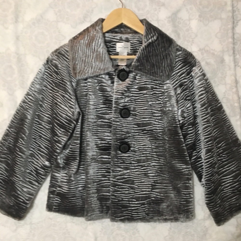 Emma James gray jacket size 6